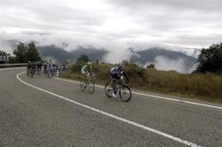 El pelotón afrontó una de las etapas más duras de la Vuelta a España.