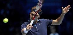 Federer, en las semifinales ante Ferrer. | EFE