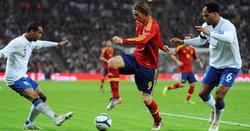 Fernando Torres, durante el encuentro del pasado sábado ante Inglaterra. | EFE