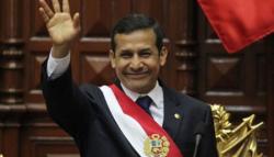 Ollanta Humala, tras ser investido presidente del Perú. | EFE