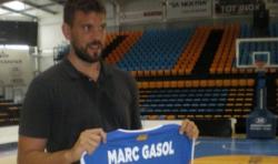 Marc Gasol con la camiseta del Menorca. | Foto: MenorcaBaquet