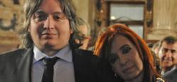 Mximo Kirchner y Cristina Fernndez. | Casa Rosada