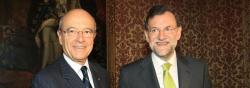 Alain Jupp con Mariano Rajoy. | EFE