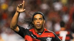 Ronaldinho celebra un tanto con el Flamengo, su actual club. | EFE