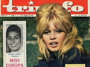 Brigitte Bardot en el nmero uno de Triunfo