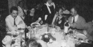 Cena en el Crculo Mercantil de San Sebastin, el 19 de enero de 1995, cuatro das antes del asesinato de Gregorio Ordez | Archivo FGO