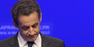 Sarkozy, durante su comparecencia | Efe