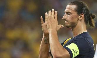 Zlatan Ibrahimovic con Suecia. | EFE