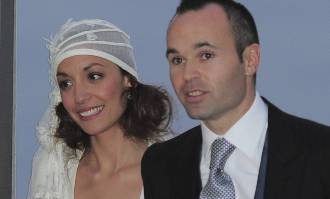 Anna Ortiz y Andrés Iniesta el día de su boda. |  Cordon Press