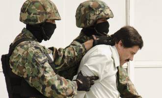 Joaquín "el Chapo" Guzmán, cuando fue detenido en 2014. |  Cordon Press