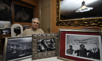 Enrique Múgica, en su domicilio madrileño I David Alonso