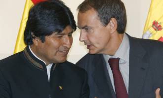 Zapatero con Morales en La Moncloa en 2009. |  EFE / Archivo