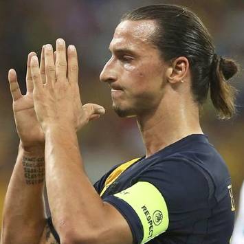 Zlatan Ibrahimovic con Suecia. | EFE