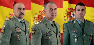 Los tres legionarios fallecidos en Almera | Ministerio de Defensa