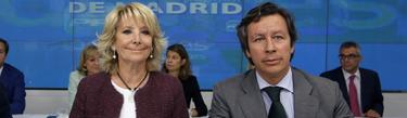 Aguirre y Floriano durante la reunión | PP de Madrid