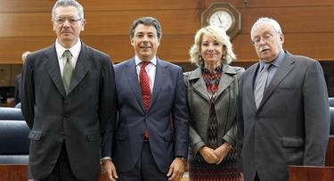 Gallardn, Gonzlez, Aguirre y Leguina (de iqd. a dcha) | EFE