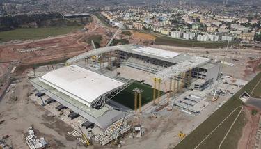 Vista area del Arena Corinthians de Sao Paulo. | EFE