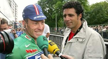 Lance Armstrong y Miguel Indurin, en una imagen de archivo. | EFE