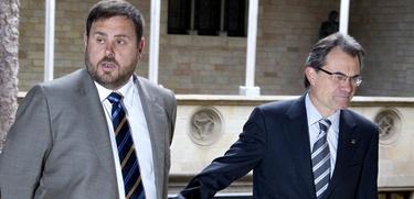 Oriol Junqueras y Artur Mas | Archivo