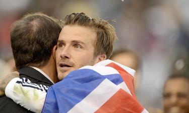 David Beckham celebra el triunfo del Galaxy. | EFE