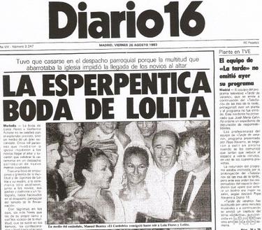 Lolita y su boda con su ex Guillermo Furiase