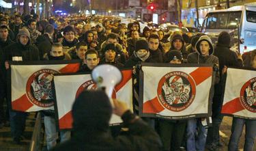 Un grupo de bukaneros durante una manifestacin celebrada el pasado mes de febrero en Madrid. | Cordon Press/Archivo