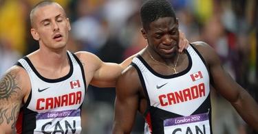 Las lgrimas de los atletas canadienses despus de ser descalificados. | EFE