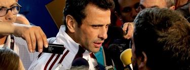 Henrique Capriles, este sbado, pidiendo una auditora como derecho de todos los venezolanos | EFE