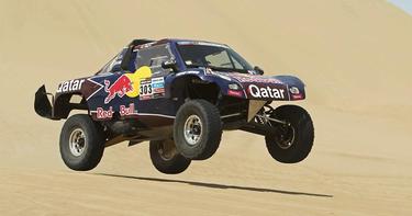 Carlos Sainz, durante la disputa de la segunda etapa del Dakar. | EFE