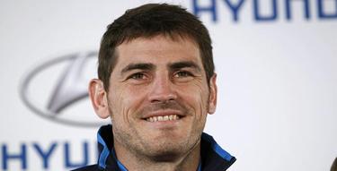 Iker Casillas, durante un acto publicitario. | EFE