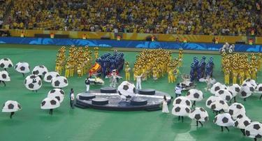 Momento de la ceremonia de clausura en Maracan. | Foto: Twitter