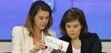 Cospedal y Soraya este sábado | EFE