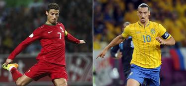 La Portugal de Cristiano Ronaldo, contra la Suecia de Ibrahimovic en la repesca. | Archivo