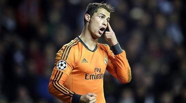 Cristiano Ronaldo celebra su gol con el Real Madrid. | EFE