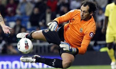 Diego Lpez, durante su etapa en el Villarreal. | EFE