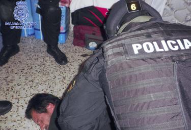 Momento de la detencin en Don Benito. | Polica