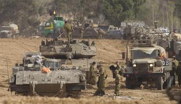 Soldados israeles en la frontera de Gaza | EFE