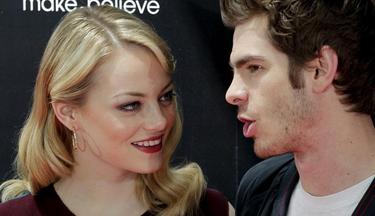 Emma Stone y Andrew Garfield, en Madrid