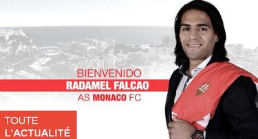 El Mnaco confirma el fichaje de Radamel Falcao. | Foto: AS Mnaco