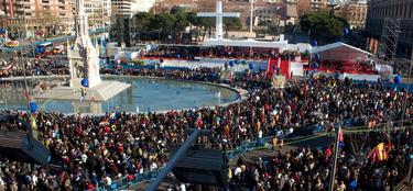 Imagen de Colón en la fiesta de la Familia en 2011