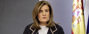 Fátima Báñez, este viernes, tras el Consejo de Ministros. | EFE