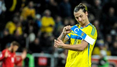 Zlatan Ibrahimovic, tras el partido entre Suecia y Portugal disputado en Solna. | Cordon Press