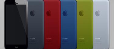 Recreacin de cmo sera el nuevo iPhone 5S en varios colores. | Archivo