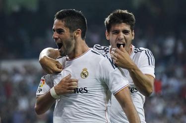 Isco celebra su gol junto a Morata. | EFE 