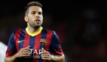 Jordi Alba, durante un partido con el FC Barcelona. | Cordon Press/Archivo