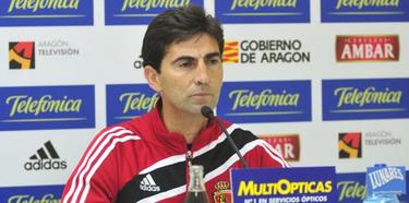 Jos Aurelio Gay, durante su etapa como entrenador del Zaragoza. | Archivo