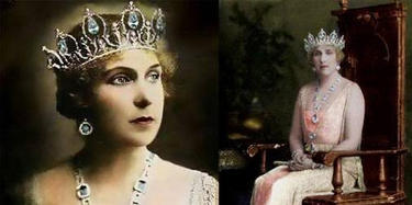 La reina Victoria Eugenia, luciendo las joyas | dinastiasreales.blogspot.com