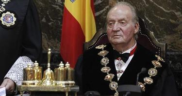 El Rey, Don Juan Carlos, durante la ceremonia de apertura del ao judicial | EFE