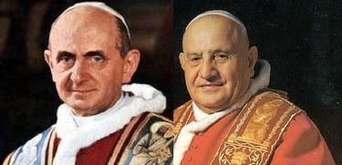 Pablo VI y Juan XXIII