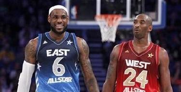 LeBron James y Kobe Bryant. | Archivo